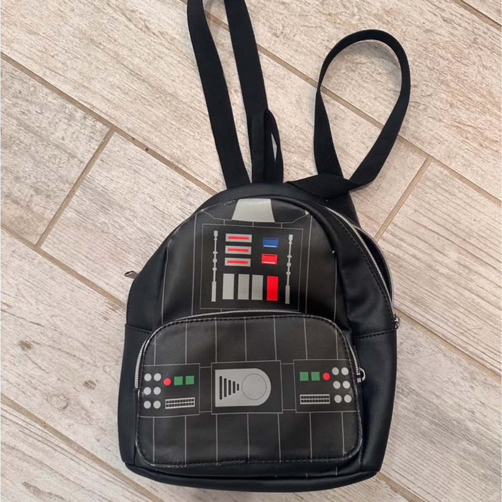 Black Star Wars(Darth Vader)Mini Backpack